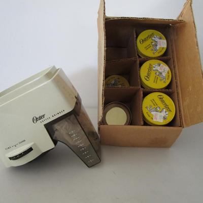 #51 Oster Coffee grinder and three new Oster Jars