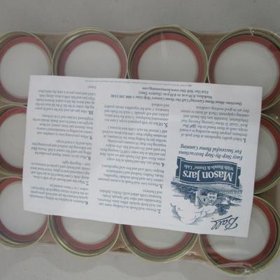 #54 1 dozen canning rings and lids