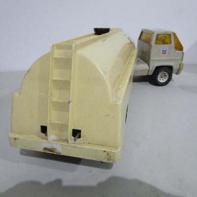 #73 Tonka Chevron gas truck and trailer