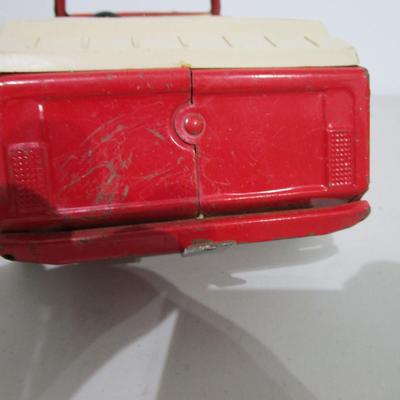 #74 Vintage Tonka metal Jeep and  vintage take apart dump truck