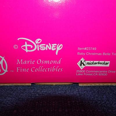 LOT 183 WATERFORD AND MARIE OSMOND DISNEY COLLECTABLE