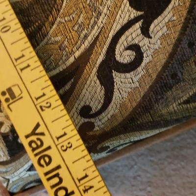 Vintage Upholstered Stickley Syracuse Rocker and Ottoman