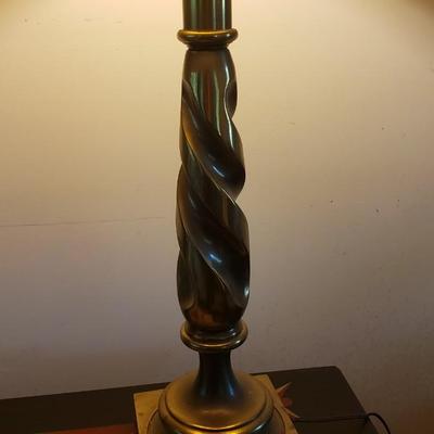 Large Brass "Stiffel " lamps, heavy and cool!