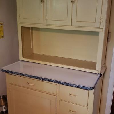 Antique Hoosier cabinet!