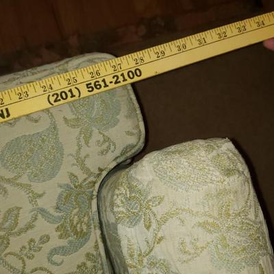Two vintage upholstered chairs, swivel and rock!