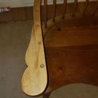 Two Tall Funky Stickley Windsor back chairs