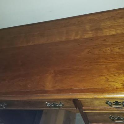 Leopold Stickley desk with brass handles