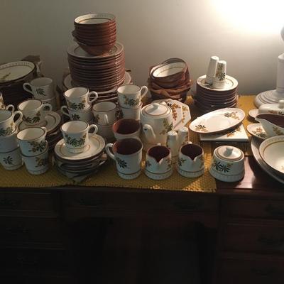 Stangl Golden Blossom Large set of dishes, serving dishes and more!