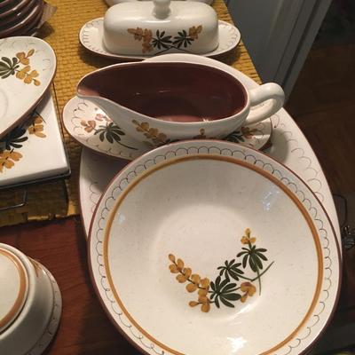 Stangl Golden Blossom Large set of dishes, serving dishes and more!