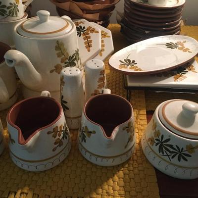 Stangl Golden Blossom Large set of dishes, serving dishes and more!
