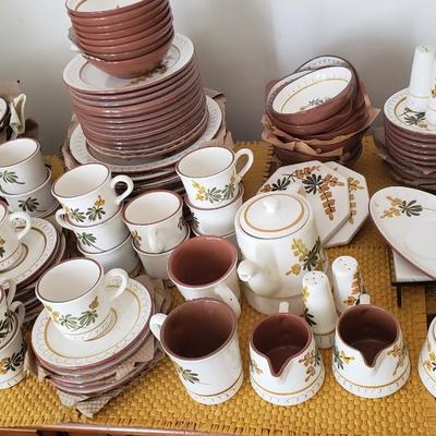 Stangl Golden Blossom Large set of dishes, serving dishes and more!