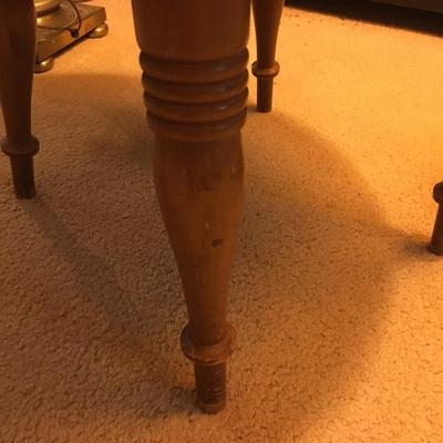 Round Foot Stool or Small Ottoman, MCM