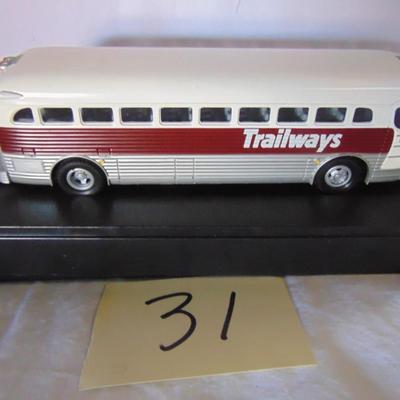 Item 31 Trailways Bus