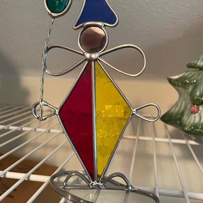 Cute Stained Glass Clown