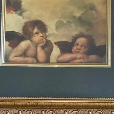 Raphael Sistine Madonna Group of Angels Prints