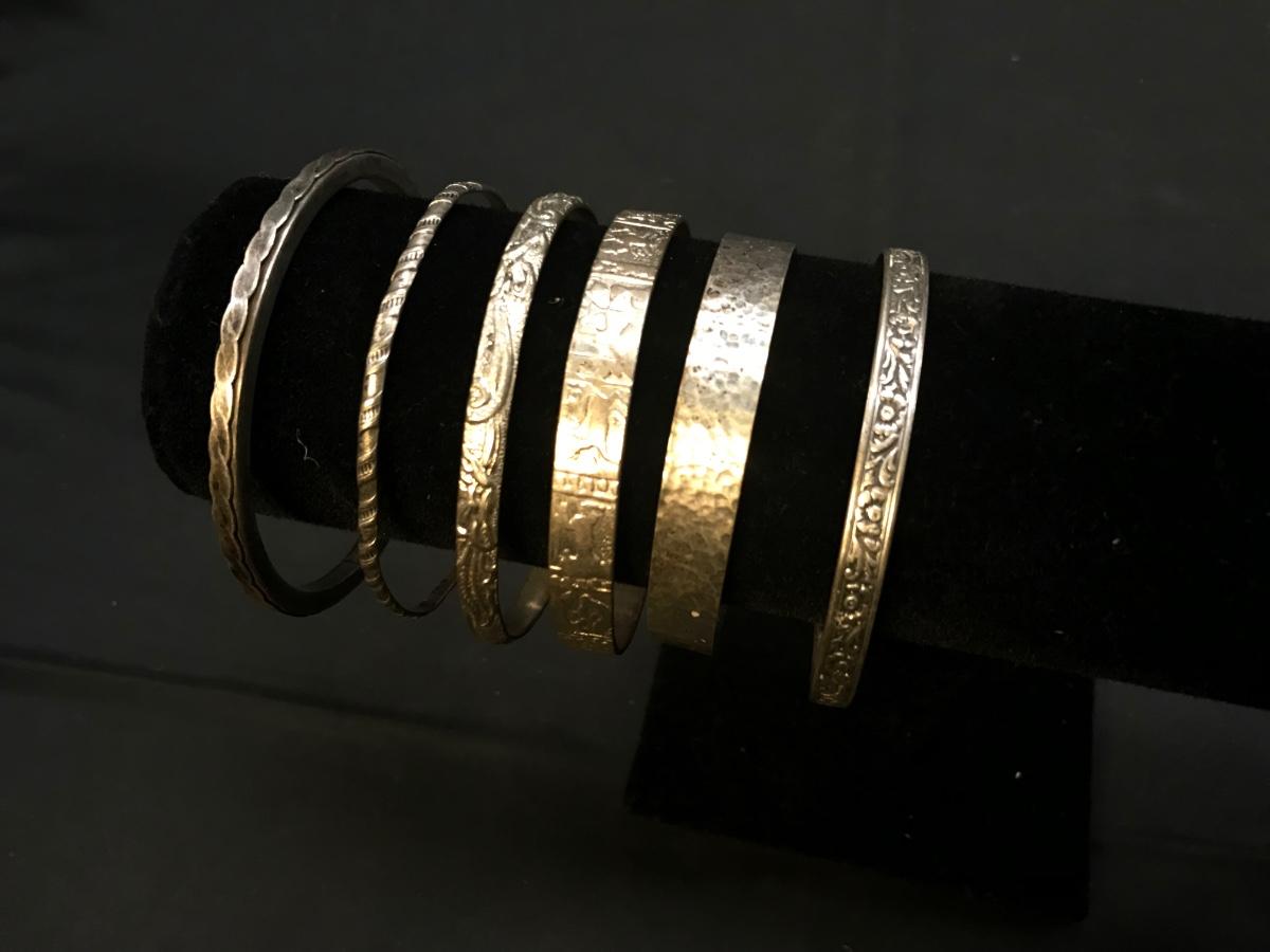 STERLING SILVER BANGLES
