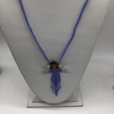 Beaded Angel Necklace