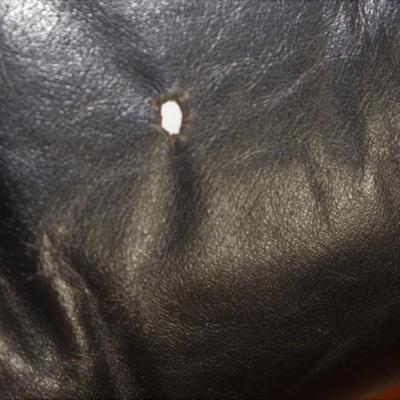 CHARLES EAMES FOR HERMAN MILLER LOUNGE CHAIR BLK LEATHER, WITH OTTOMAN