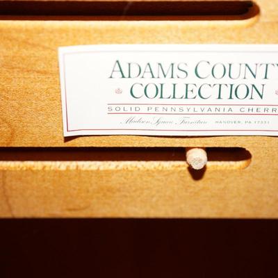 STUNNING  LONGER STYLE   PENNSYLVANIA CHERRY  DROP LEAF TABLE 71" IN LENGTH /PAD FOOT