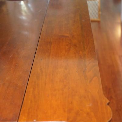 STUNNING  LONGER STYLE   PENNSYLVANIA CHERRY  DROP LEAF TABLE 71" IN LENGTH /PAD FOOT