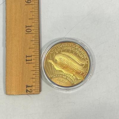National Collector's Mint Lady Liberty Gold Plated Coin Numbered Edition