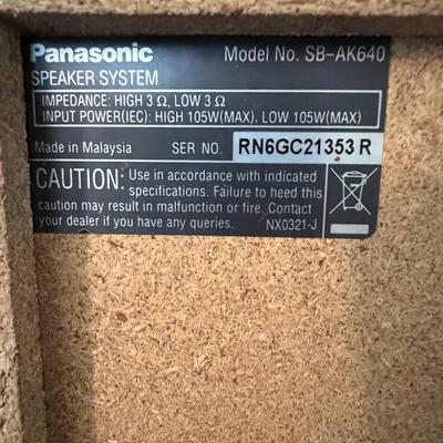 Panasonic Speaker System and More (GR-JM)