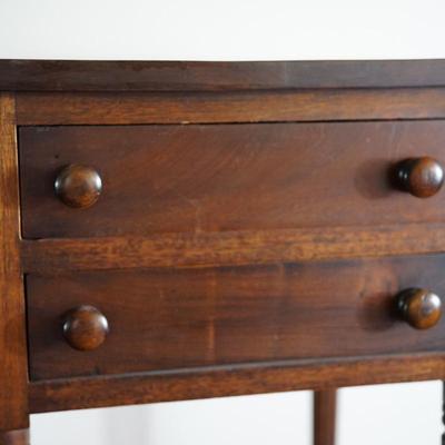 SHERATON STYLE TWO DRAWER STAND -EARLY REPRODUCITON