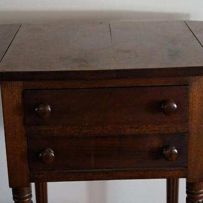 SHERATON STYLE TWO DRAWER STAND -EARLY REPRODUCITON