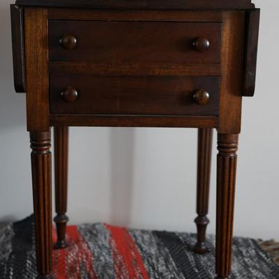 SHERATON STYLE TWO DRAWER STAND -EARLY REPRODUCITON