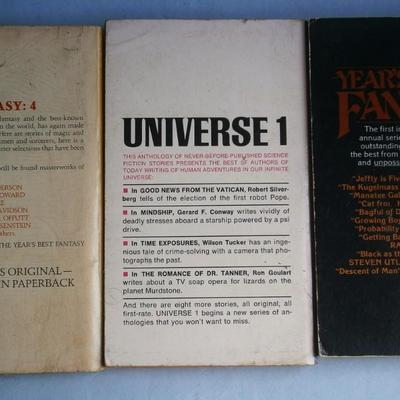 (10) Old Sci-Fi Paperback Books