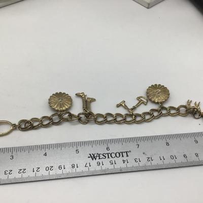 Vintage Western Charm Bracelet