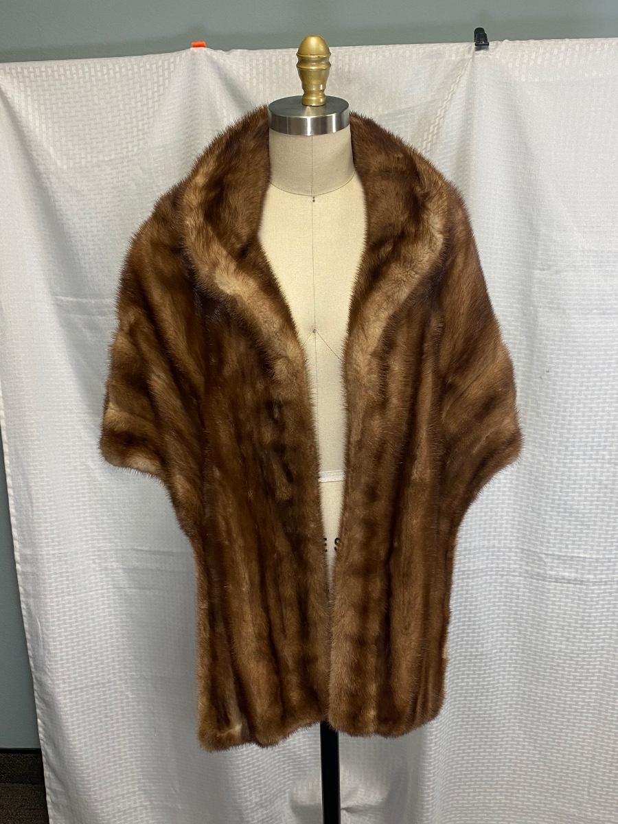 mink shawl vintage