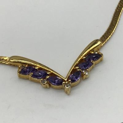 Pretty Purple Fashion necklace