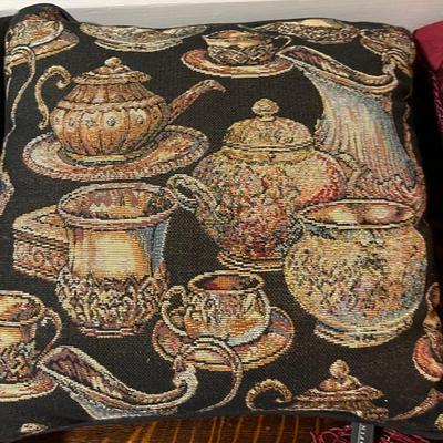 Vintage Embroidered Pillow Lot