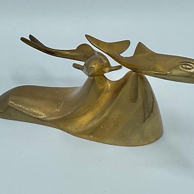 Vintage Brass Dolphins