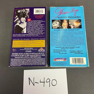 Marilyn Monroe VHS tapes