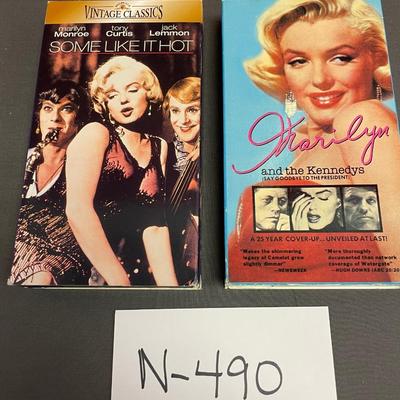 Marilyn Monroe VHS tapes