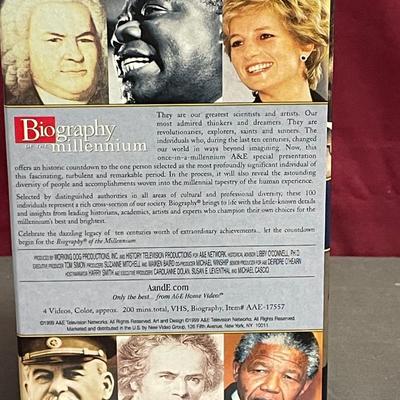 Biography Millennium VHS tapes