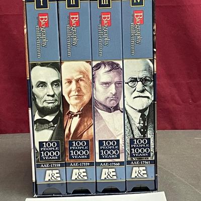Biography Millennium VHS tapes