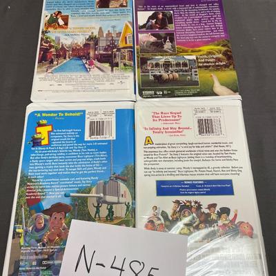 Babe and Toy story VHS tapes