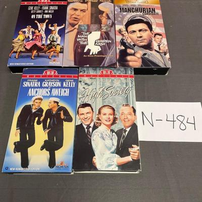 Classic assortment of VHS tapes