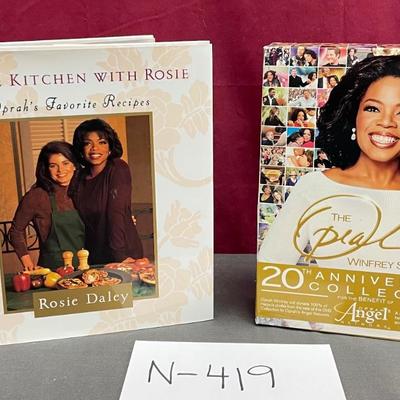 Oprah dvd and cookbook
