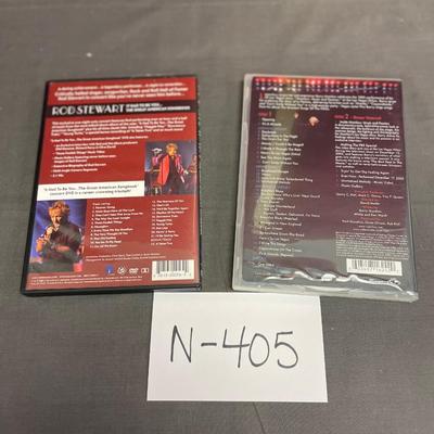 Barry Manilow and Rod Stewart DVDâ€™s