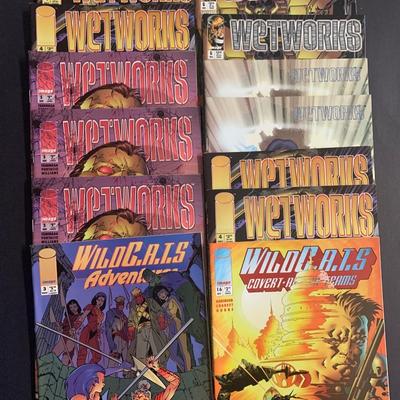LOT 9R: Wet Works & Wild Cats Comics Collection