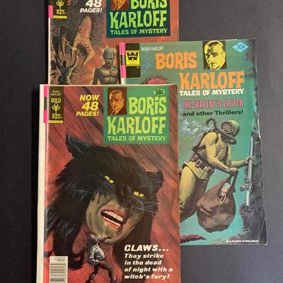 LOT 25R: Vintage Golden Key Comics Boris Karloff & Grimm's Ghost Stories