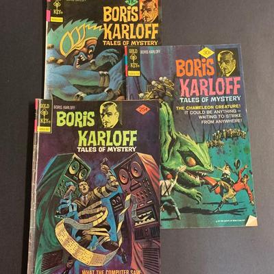 LOT 25R: Vintage Golden Key Comics Boris Karloff & Grimm's Ghost Stories