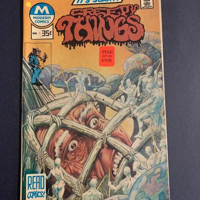 LOT 30R: Modern Comics & Charlton Comics  Creepy Things