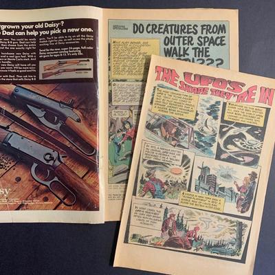 LOT 31R: Vintage Golden Key & Whitman UFO Flying Saucer Comics