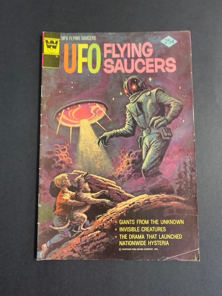 LOT 31R: Vintage Golden Key & Whitman UFO Flying Saucer Comics ...