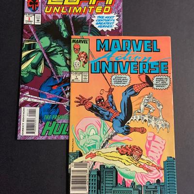 LOT 34R: LOT OF 1ST ISSUE COMICS! Marvel Collection: Captain Marvel, Raiders of the Ark etc.